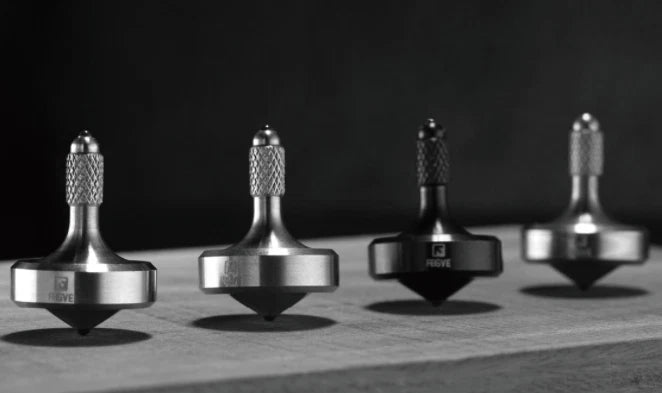 Stainless Steel Hand Twisting Spinning Top Gyro Gyroscope Spinner EDC Toys 07FC0E-D4 - KOEEK