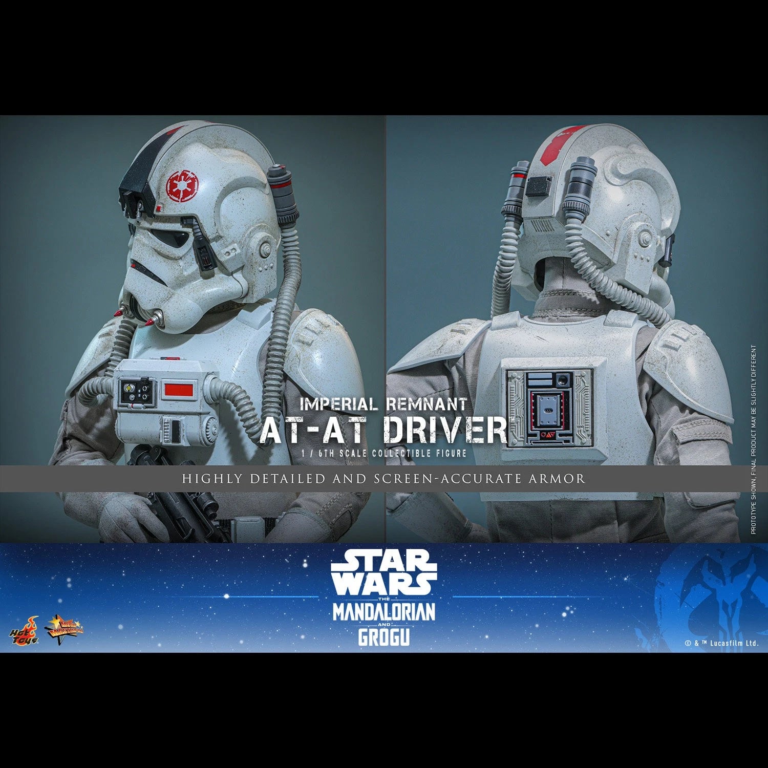 Hot Toys MMS845 1/6 Star Wars The Mandalorian Imperial AT-AT Driver Figure HOT_TOYS - KOEEK