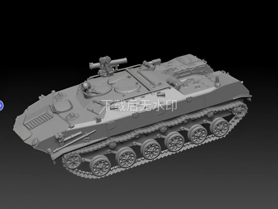 3D Printing 1/72 Soviet BTR-RD tank Model Unpainted 07FC0E-D4 - KOEEK