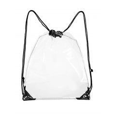 new Clear Drawstring Storage Bag Waterproof Stadiums Sporting Event Storage Backpack koeek - KOEEK