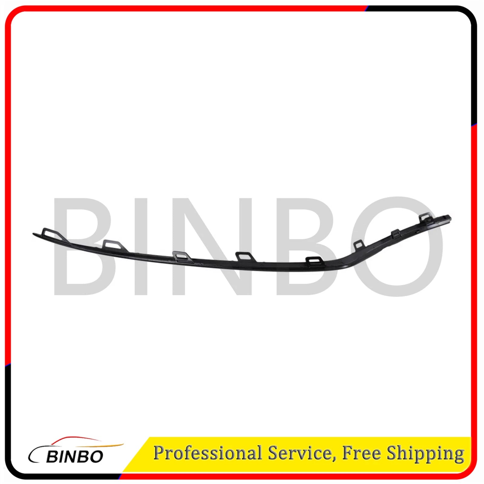 Pair Set of 2 Bumper Face Bar Trims Front Left-and-Right Outside for MB Mercedes 07FC0E-D4 - KOEEK