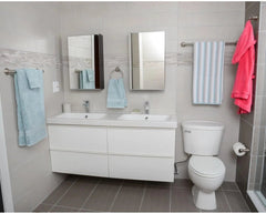 5-Piece Set, Satin Nickel AB-BR817-SN Bathroom Hardware Set, Multi-Piece