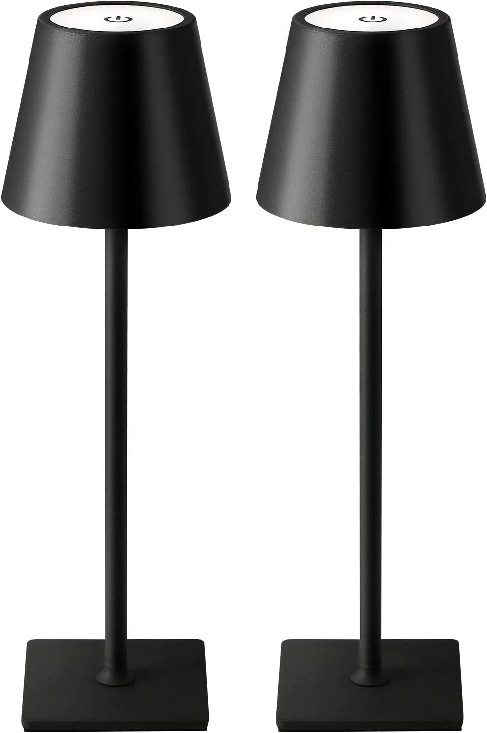 2 Pack Cordless Table Lamp,Portable LED Desk Lamp, 5000mAh Battery Operated 07FC0E-D4 - KOEEK