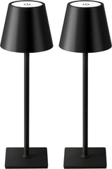 2 Pack Cordless Table Lamp,Portable LED Desk Lamp, 5000mAh Battery Operated 07FC0E-D4 - KOEEK
