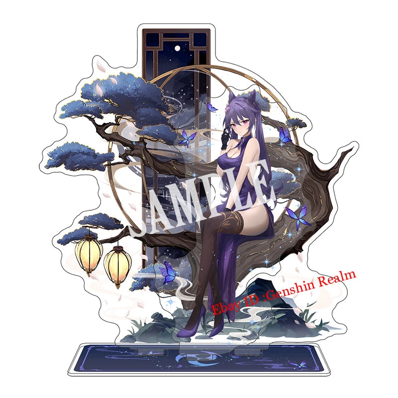 Anime  Keqing Acrylic Desktop Stand Figure Collection Decor Gift 07FC0E-D4 - KOEEK