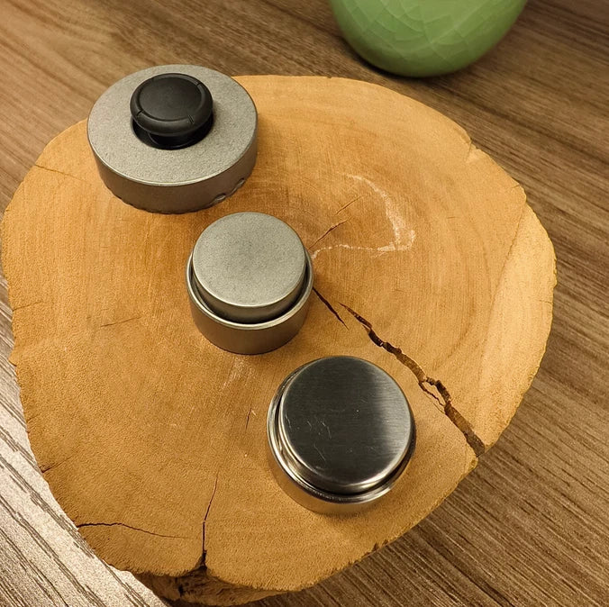 Titanium Alloy Twist Egg Button Caps Tactile Axis Joystick Handle EDC Fidget Toy 07FC0E-D4 - KOEEK
