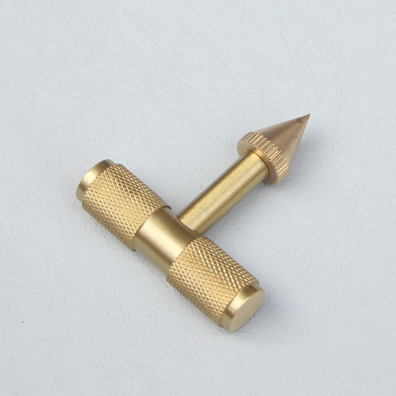 Tactical Brass Cool Stick  Small T-Type Outdoor Pocket Tool Multi Tool EDC 07FC0E-D4 - KOEEK