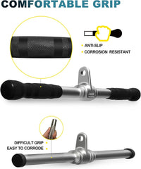 triceps pull down attachment, home gym cable machine accessories. 07FC0E-D4 - KOEEK