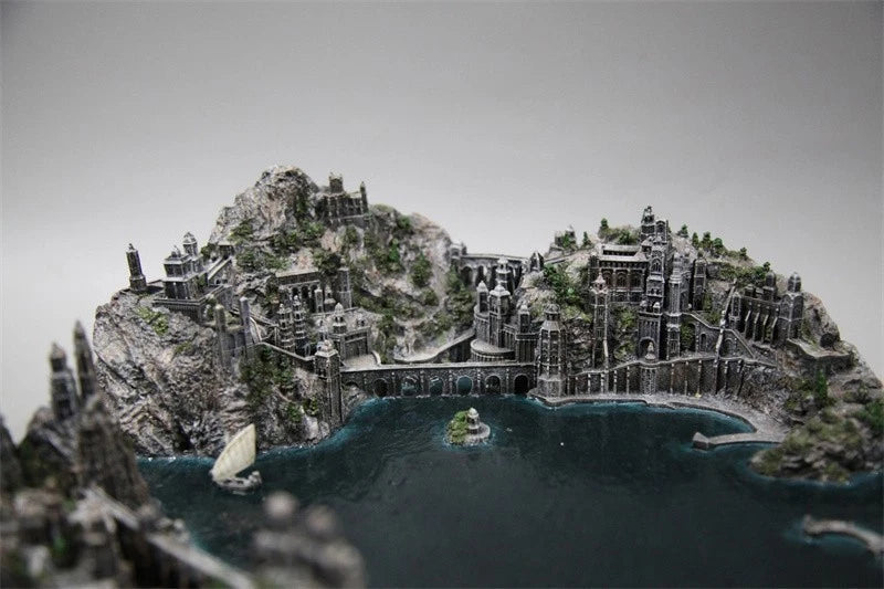 The Lord of the Rings The Hobbit Grey Havens Resin Statue Scene Display Model 07FC0E-D4 - KOEEK