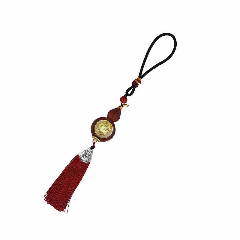 Mao Zedong Portrait Gourd Pendant Car Hanging Decoration Car Interior Accessory 07FC0E-D4 - KOEEK