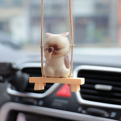 Creative Cartoon Car Hanging Ornament Cute Interior Car Accessory Decor 07FC0E-D4 - KOEEK