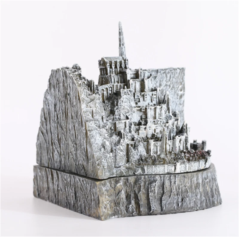 Hobbits The Lord Of The Rings Minas Tirith City Model Ashtray Statue Ornaments 07FC0E-D4 - KOEEK