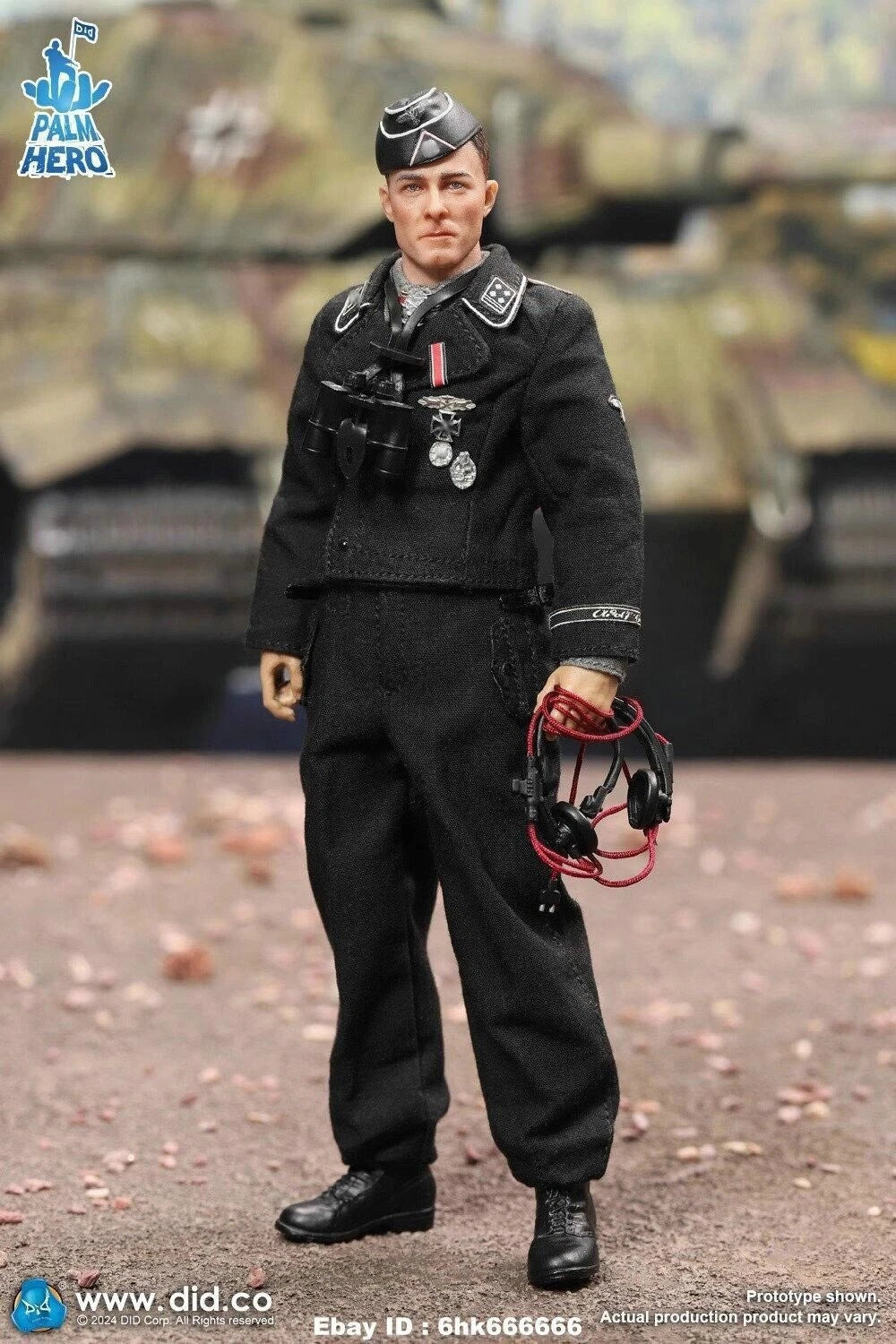 DID XD80022 German Panzer Commander Joachim Peiper 1/12 6" ACTION FIGURE Model 07FC0E-D4 - KOEEK