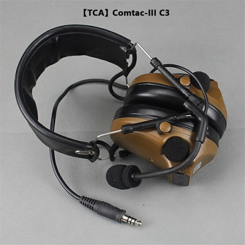 C3 Comtac III Headset for TCA PRC148 152 Noise Reduction MBITR Headset TCA - KOEEK