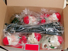 Coke Coca-Cola Christmas Lawn Light Collection, Santa Claus and Polar Bear COKE - KOEEK