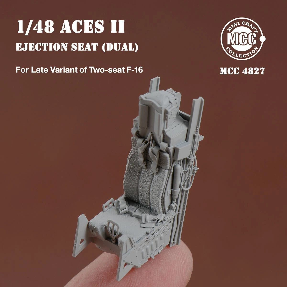 MCC 4827 1/48 ACES II Ejection Seats Late (Dual) For F-16 (2pcs) MCC - KOEEK