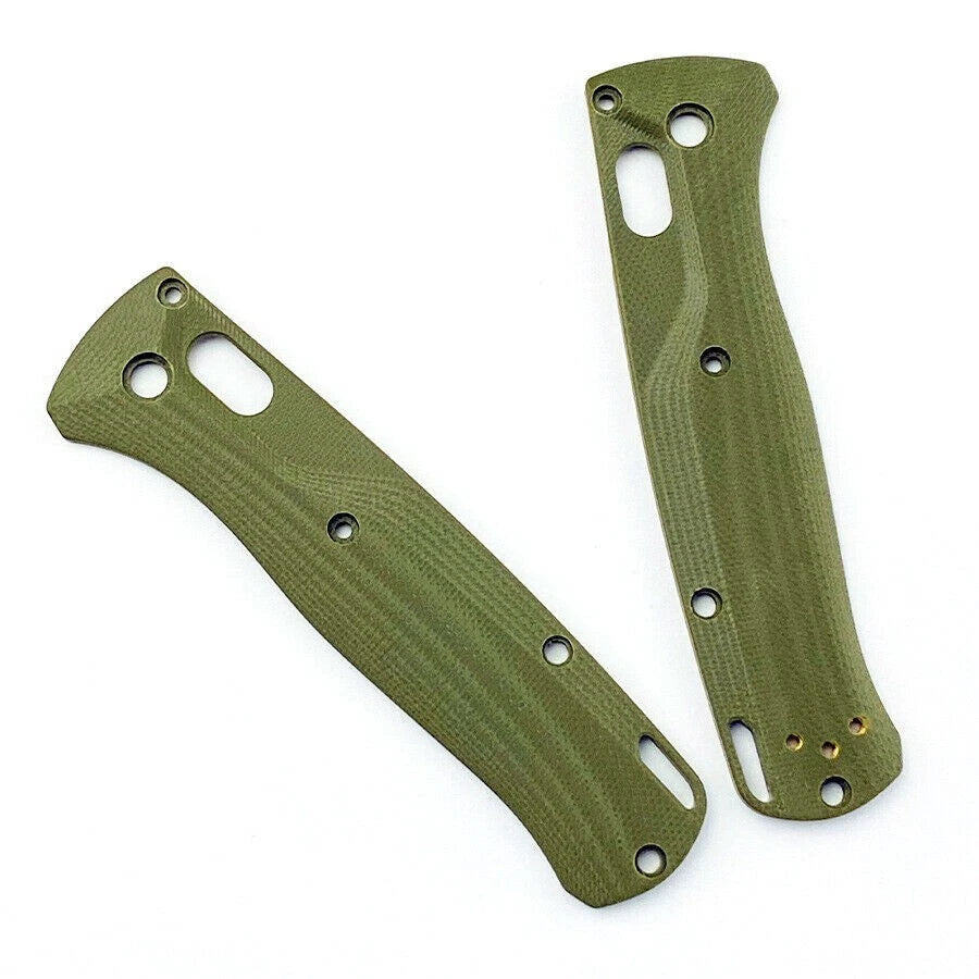 1 Pair Green G10 Handle Scales Grip Patch For Benchmade Bugout 535 Folding Knife 07FC0E-D4 - KOEEK