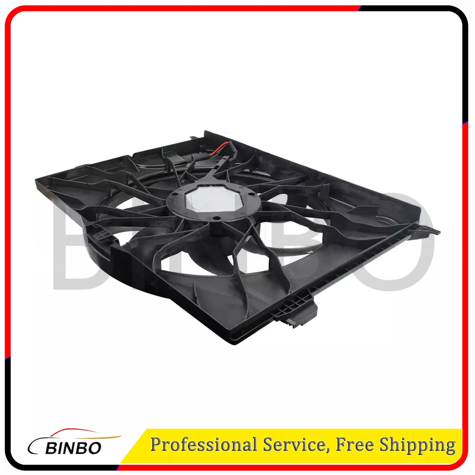 Radiator Cooling Fan Assembly For Mercedes Benz S550 Base Sedan 2007 2008-2013 07FC0E-D4 - KOEEK
