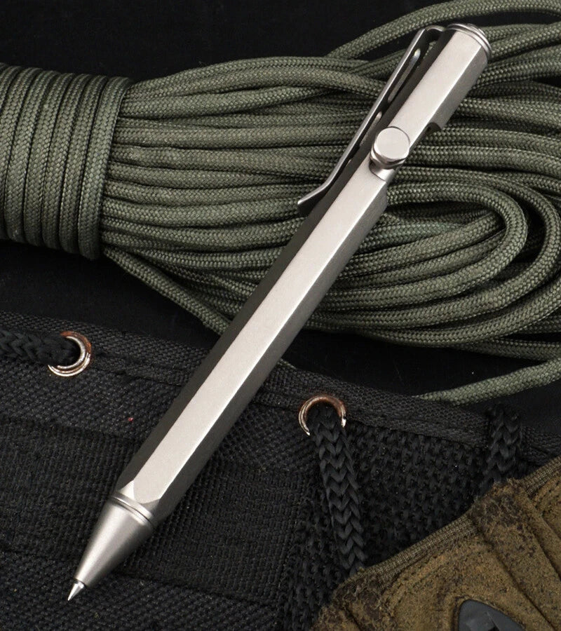 TC4 Titanium Alloy Tactical Tool Business Signature Office Stationery pen 07FC0E-D4 - KOEEK