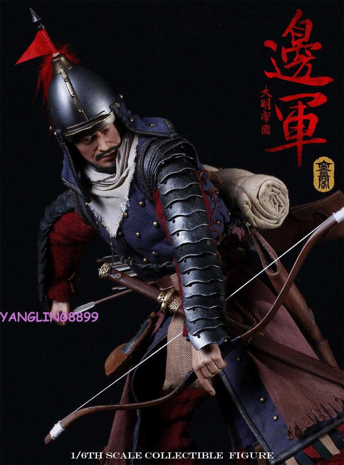 Kong Ling GE 1/6 Ming Dynasty Xuanwu General Ancient Soldier Figure KLG009 KLG - KOEEK