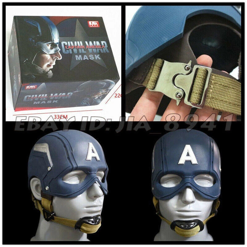 IN STOCK Cattoys 1:1 Captain America WEARABLE Helmet Replica Prop CATTOYS - KOEEK