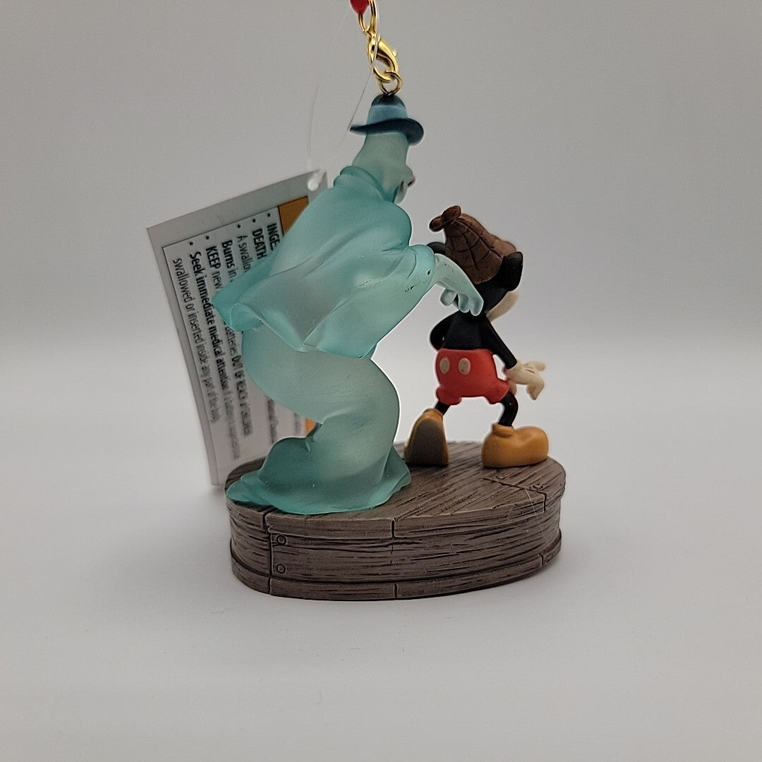 BNWT Disney Lonesome Ghosts - Mickey Mouse and Ghost Halloween Light-Up Ornament DISNEY - KOEEK