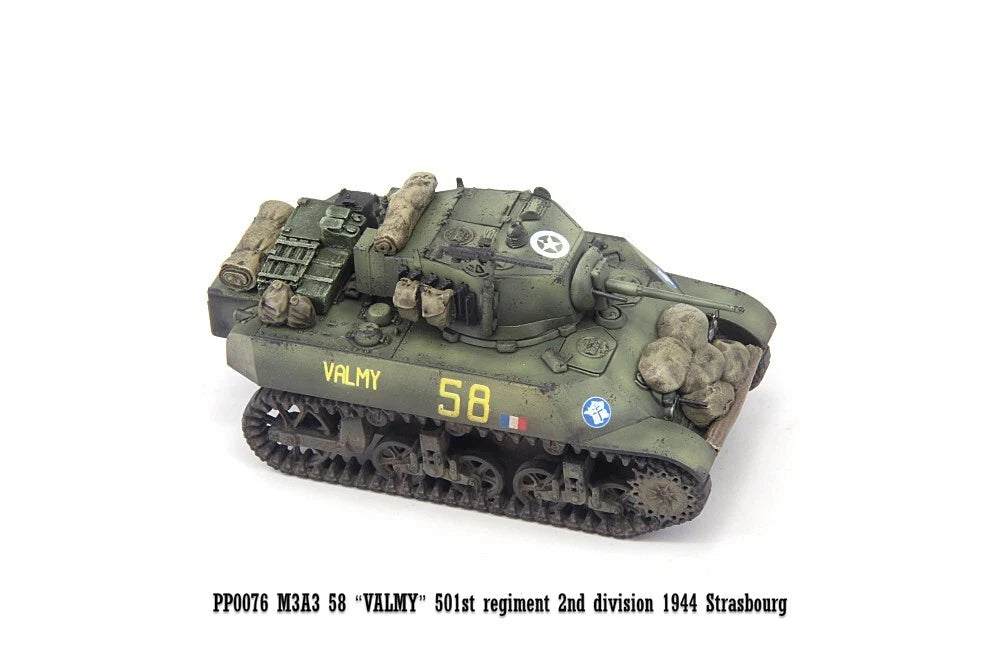 S-Model 1/72 French M3A3 "VALMY" 501st Regiment 2nd division 1944 Finished Model S-MODEL - KOEEK