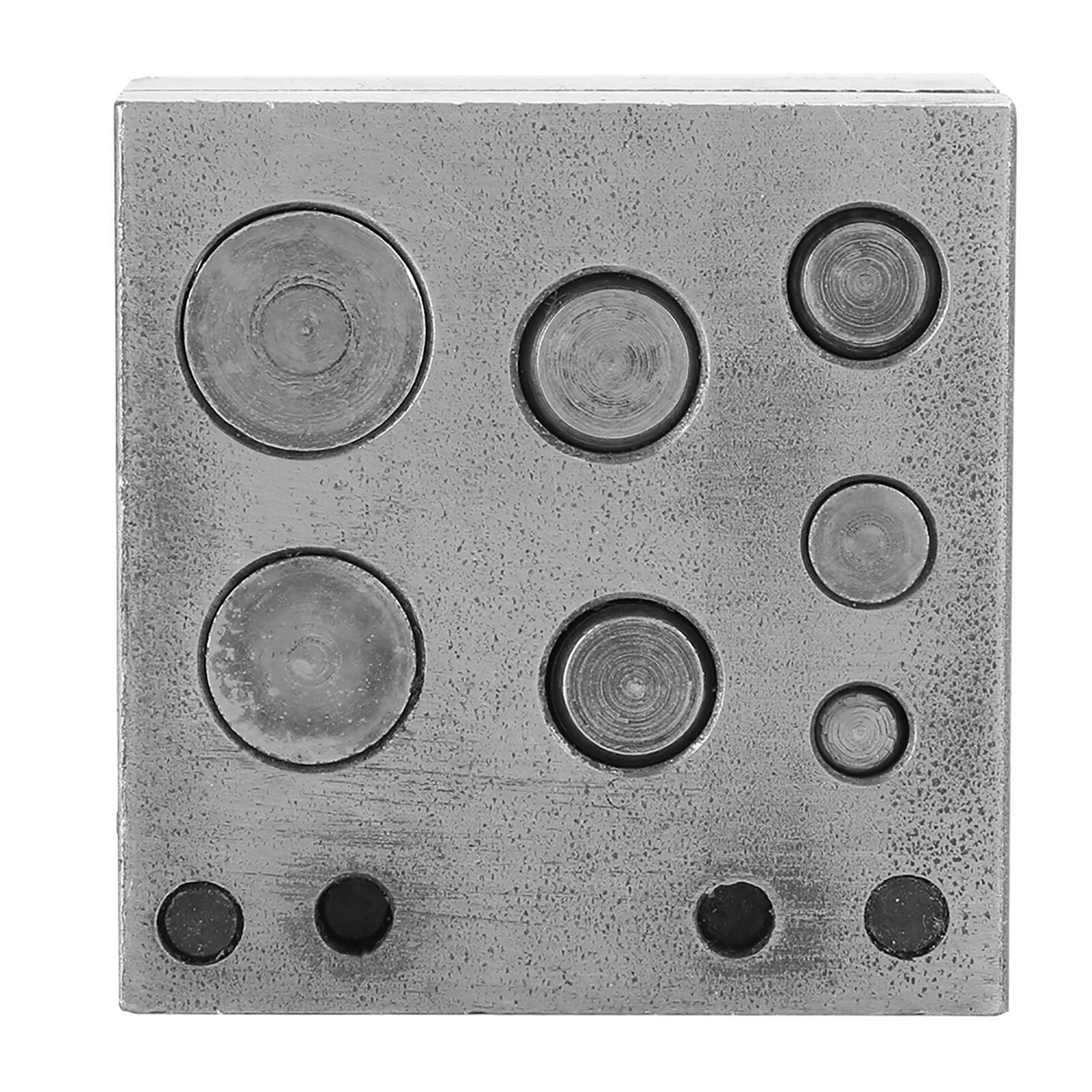 new 7 Holes Punch Die Disc Irregular Alloy Steel Round Punching Cut Jewelry Tool HGF koeek - KOEEK