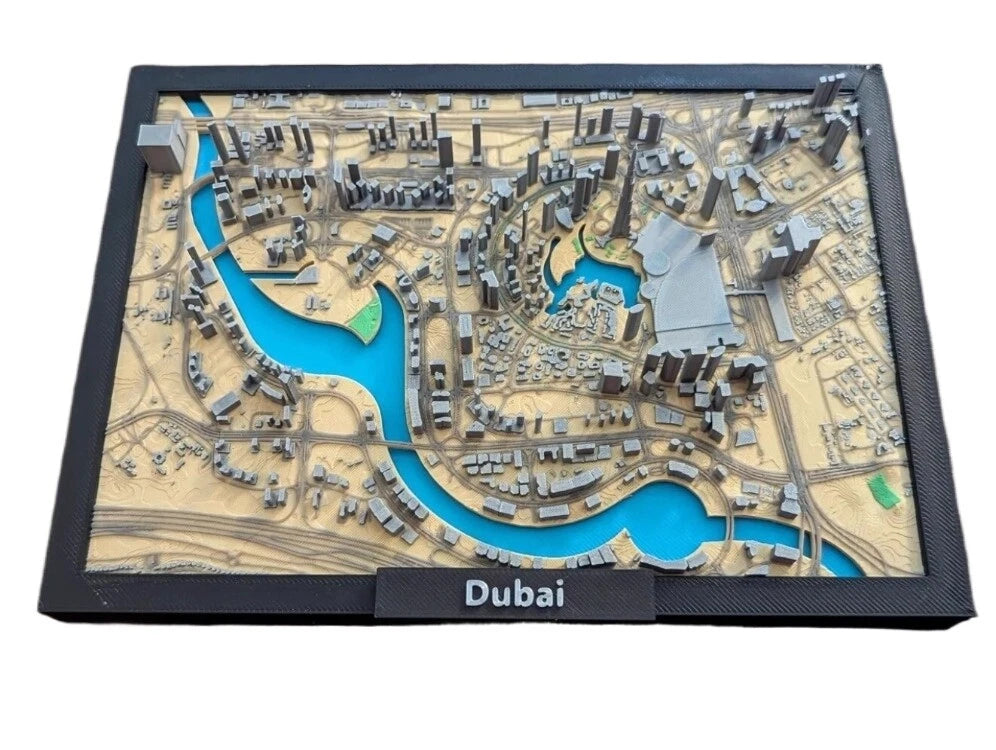 City Skyline/City Model 3D Printed Dubai/Vancouver/Melbourne/London/USA 07FC0E-D4 - KOEEK