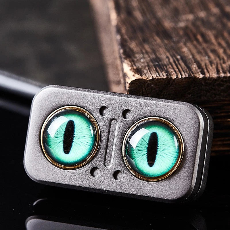 Owl Push Slider Fidget Slider Toy Adult Metal Fidget Toy Finger Push Spin EDC 07FC0E-D4 - KOEEK