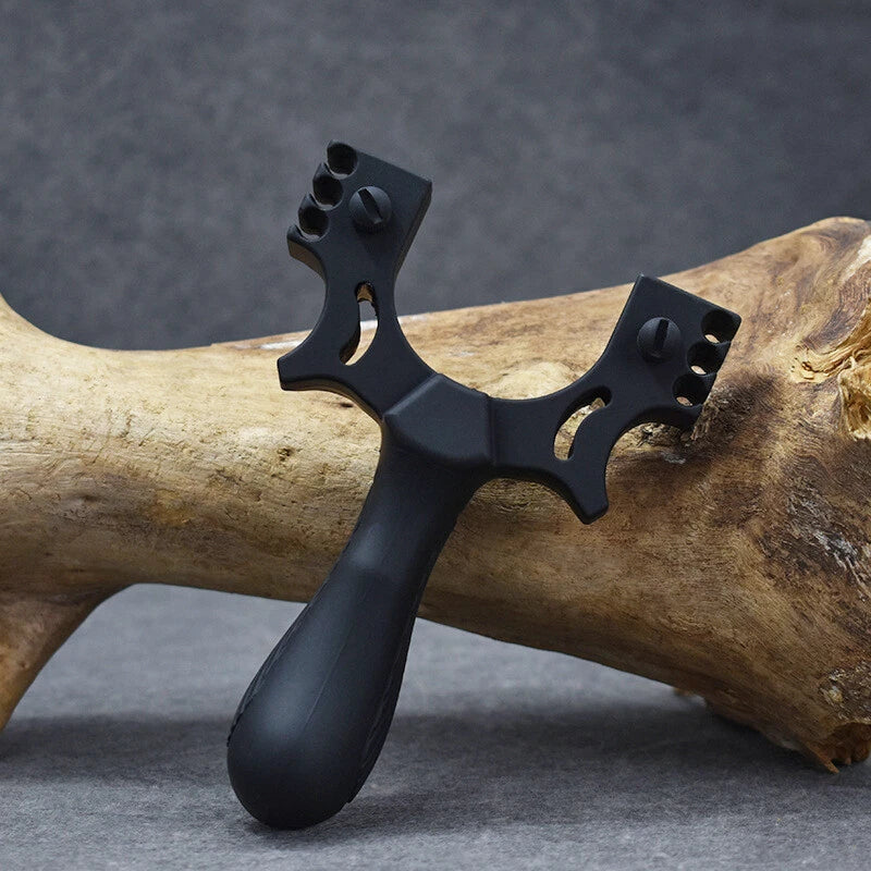 Resin Slingshot Hunting Slingbow Black Catapult Rubber Band Archery Bow Shooting 07FC0E-D4 - KOEEK