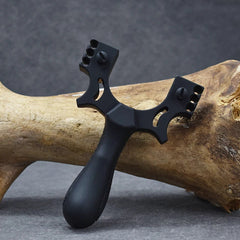 Resin Slingshot Hunting Slingbow Black Catapult Rubber Band Archery Bow Shooting 07FC0E-D4 - KOEEK