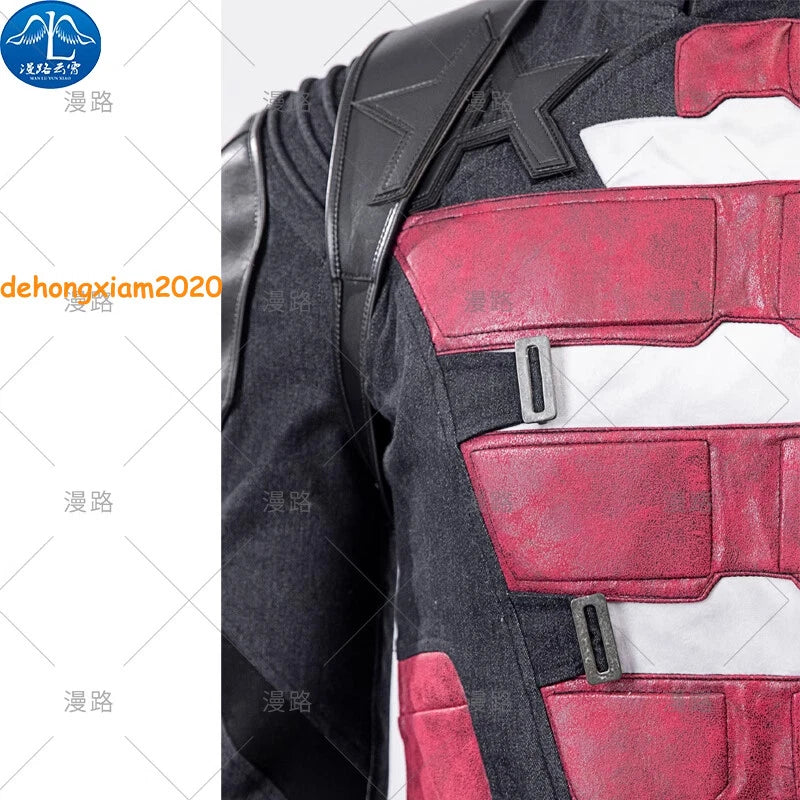 Thunderbolts* U.S.Agent John F. Walker Men Cosplay Costume Top Pants Mask Outfit 07FC0E-D4 - KOEEK