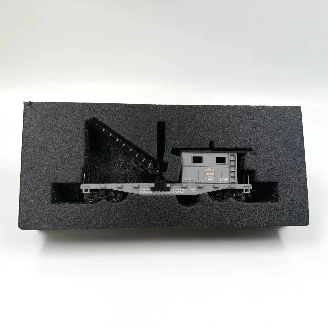 HO1:87 Train Model Railway Metal Track 40ft  Crane Transporter Truck With box 07FC0E-D4 - KOEEK