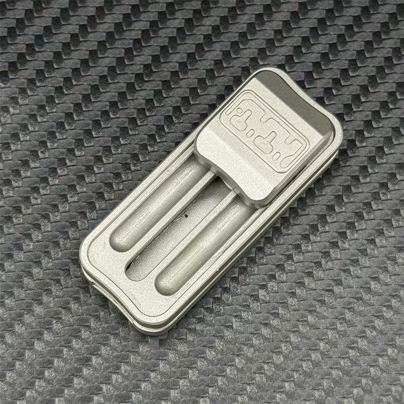 Stainless Steel Mechanical Push Fidget Slider Mini EDC Fidget Toys Stress Relief 07FC0E-D4 - KOEEK