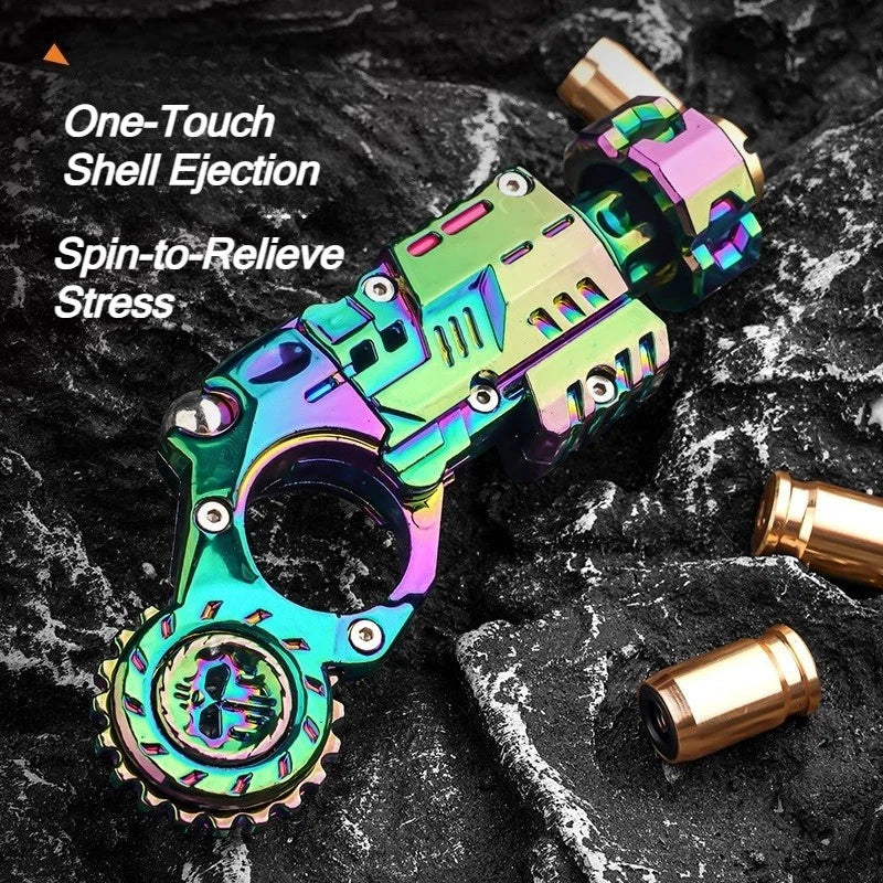 Metal Toy Pistol Fidget Gun Stress Relief EDC Alloy Bf Soft Bullet Sensory Gift KOEEK - KOEEK