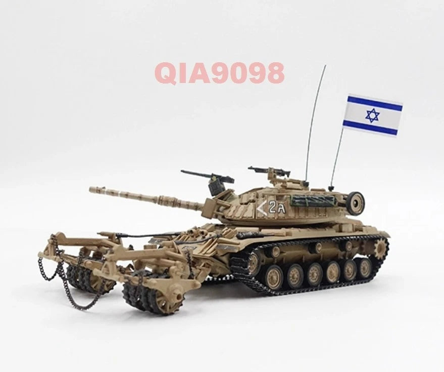 1:72 Scale IDF M60A1 [Magach B] Blazer Tank With KMT-4 Mine Roller Model 07FC0E-D4 - KOEEK