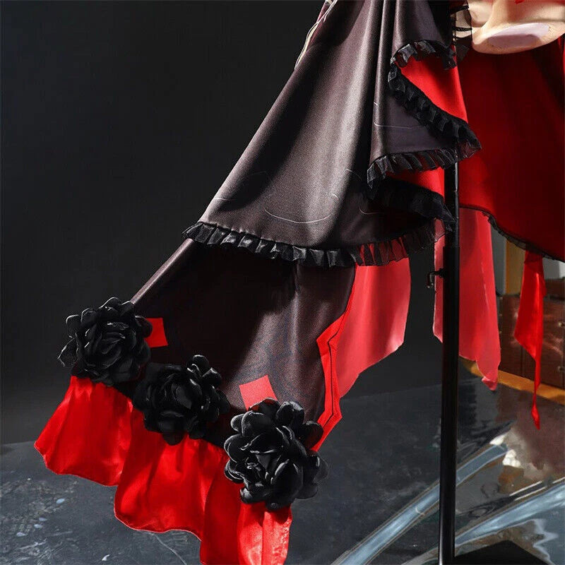 Honkai Impact 3 Theresa Apocalypse Cosplay Custome Outfits Dress Red Women Set 07FC0E-D4 - KOEEK