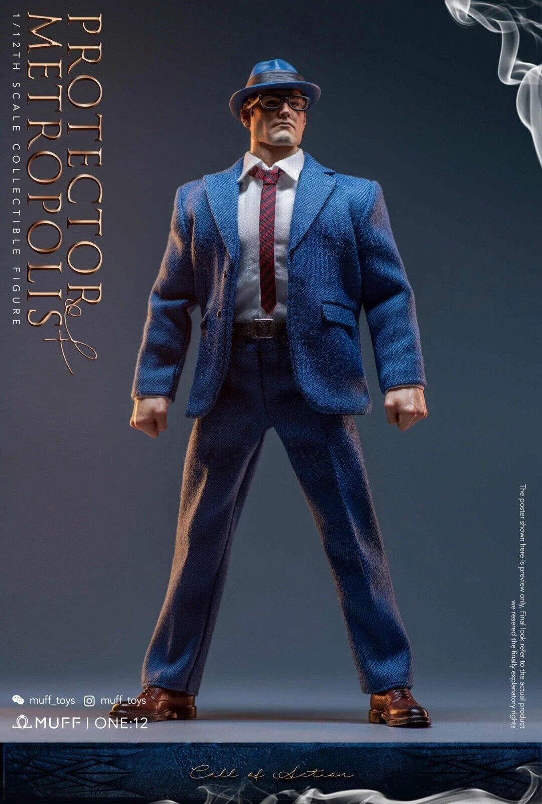 1/12 MUFF TOYS Clark Kent 6" Action Figure Model Doll Toy Collection IN STOCK MUFF_TOYS - KOEEK