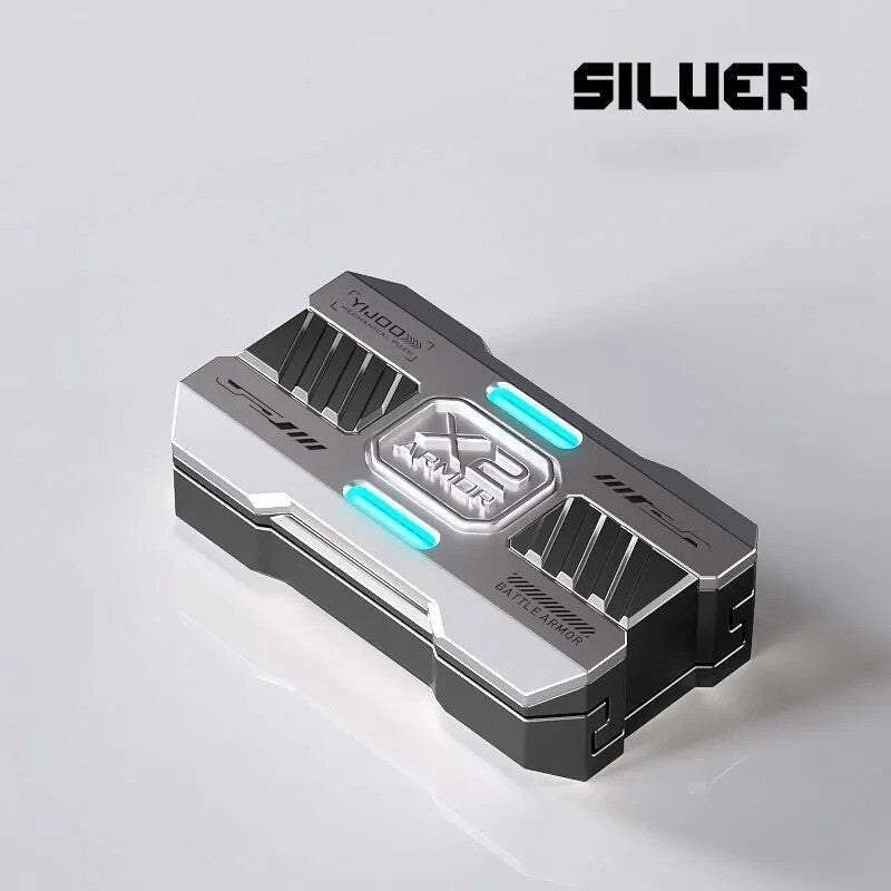 EDC Cyber Mecha Mechanical Structure Haptic Slider Fidget Toys Adult ADHD Tool 07FC0E-D4 - KOEEK