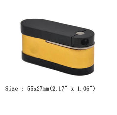 EDCFolding Aluminium Alloy Smoking Tobacco Herb Storage Pocket Double Layer Tool 07FC0E-D4 - KOEEK