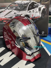 IN US! Iron Man MK5 Helmet Wearable English Voice-controlled Autoking Mask Gift 07FC0E-D4 - KOEEK