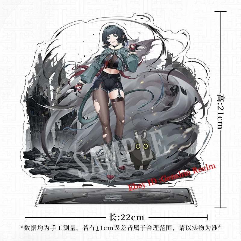 Anime Zenless Zone Zero Jane Doe Deluxe Acrylic Desktop Stand Figure Collection 07FC0E-D4 - KOEEK