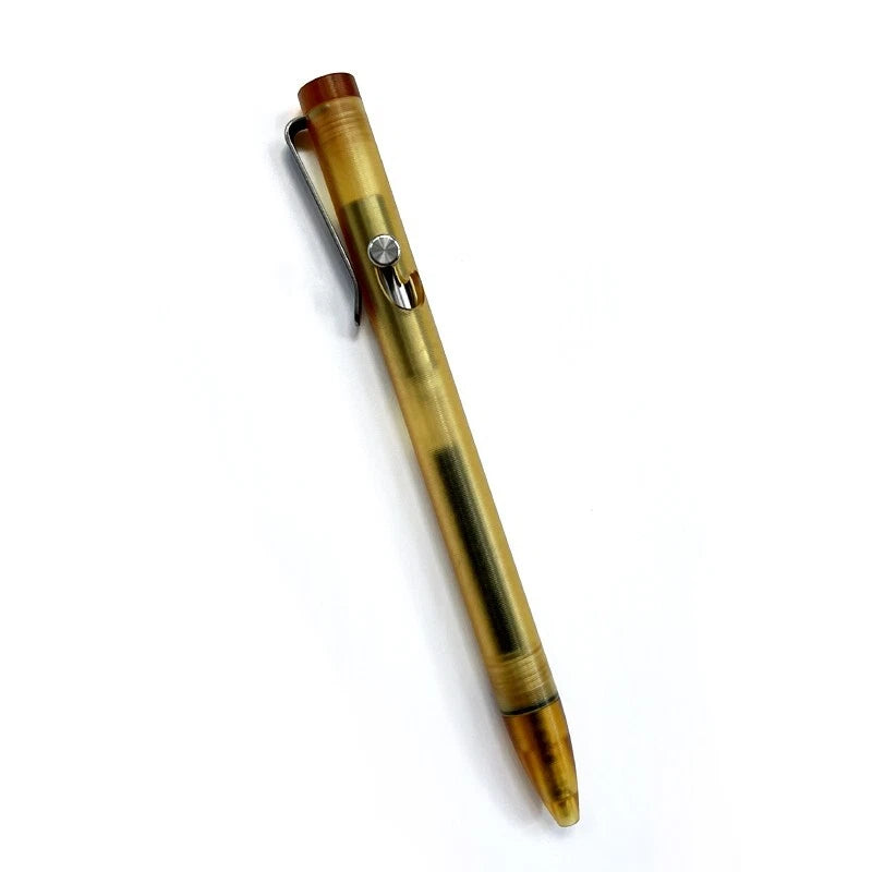 Polyetherimide ULTEM Titanium Alloy Pocket Signature Ballponit GelPenG2RefillEDC 07FC0E-D4 - KOEEK