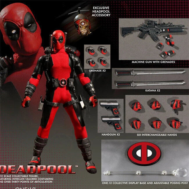 Movie X-MEN Deadpool 2 Actione Figure Model Statue Cosplay Collection Kids Toys 07FC0E-D4 - KOEEK