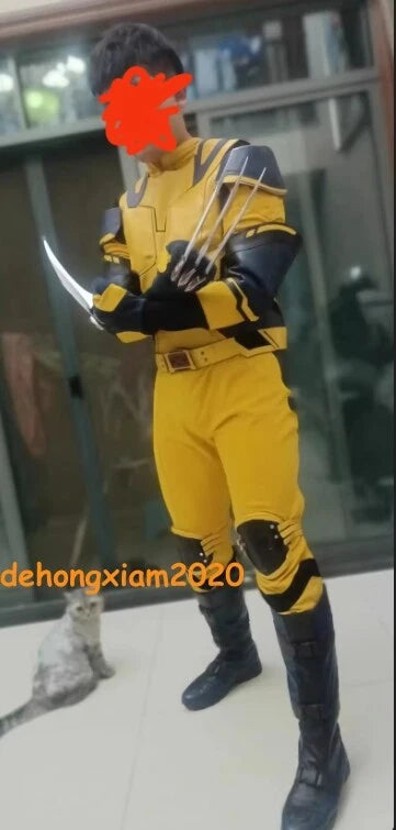 Deadpool 3 Wolverine James Howlett Logan Mens Cosplay Costume Lot Halloween 07FC0E-D4 - KOEEK