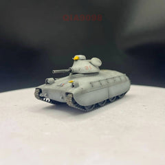 1:72 Scale French AMX40 Cavalry Tank 3 Replaceable Turrets Gray Resin Model 07FC0E-D4 - KOEEK