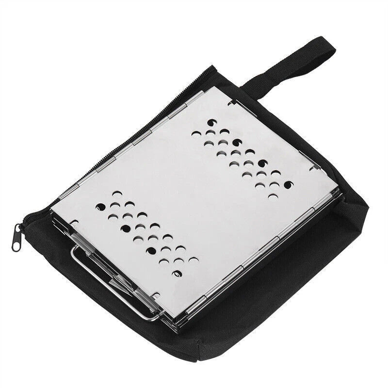 Titanium Wood Stove Lightweight Folding Outdoor Camping Stove Cooking Burners 07FC0E-D4 - KOEEK