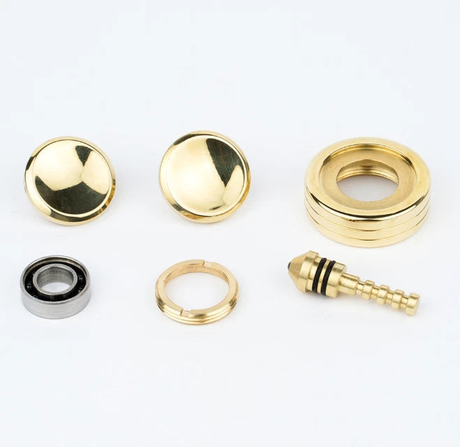 EDC Brass Toy Hand Twisting Spinning Top Toys Gyro Multi-function Gyroscope Gift 07FC0E-D4 - KOEEK