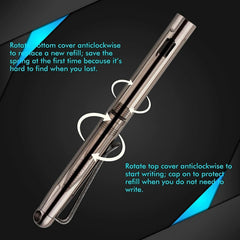 Stainless Steel Writing Pen 3 heads Heavy Duty EDC Ballpoint Pen Survival Tools 07FC0E-D4 - KOEEK